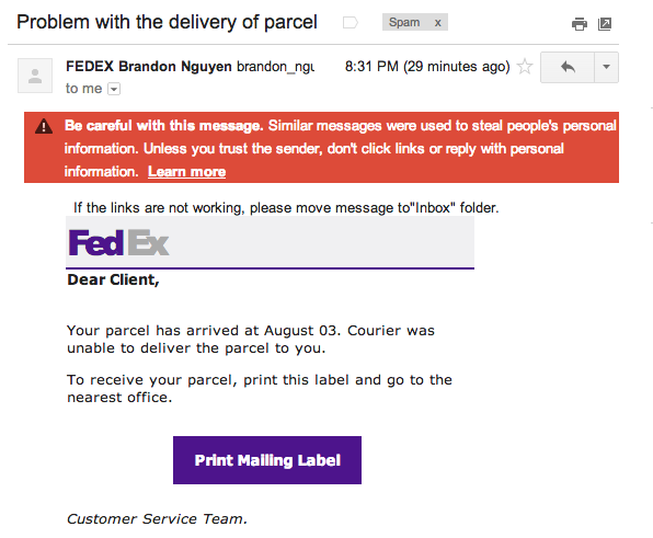 FEDEX Phishing
